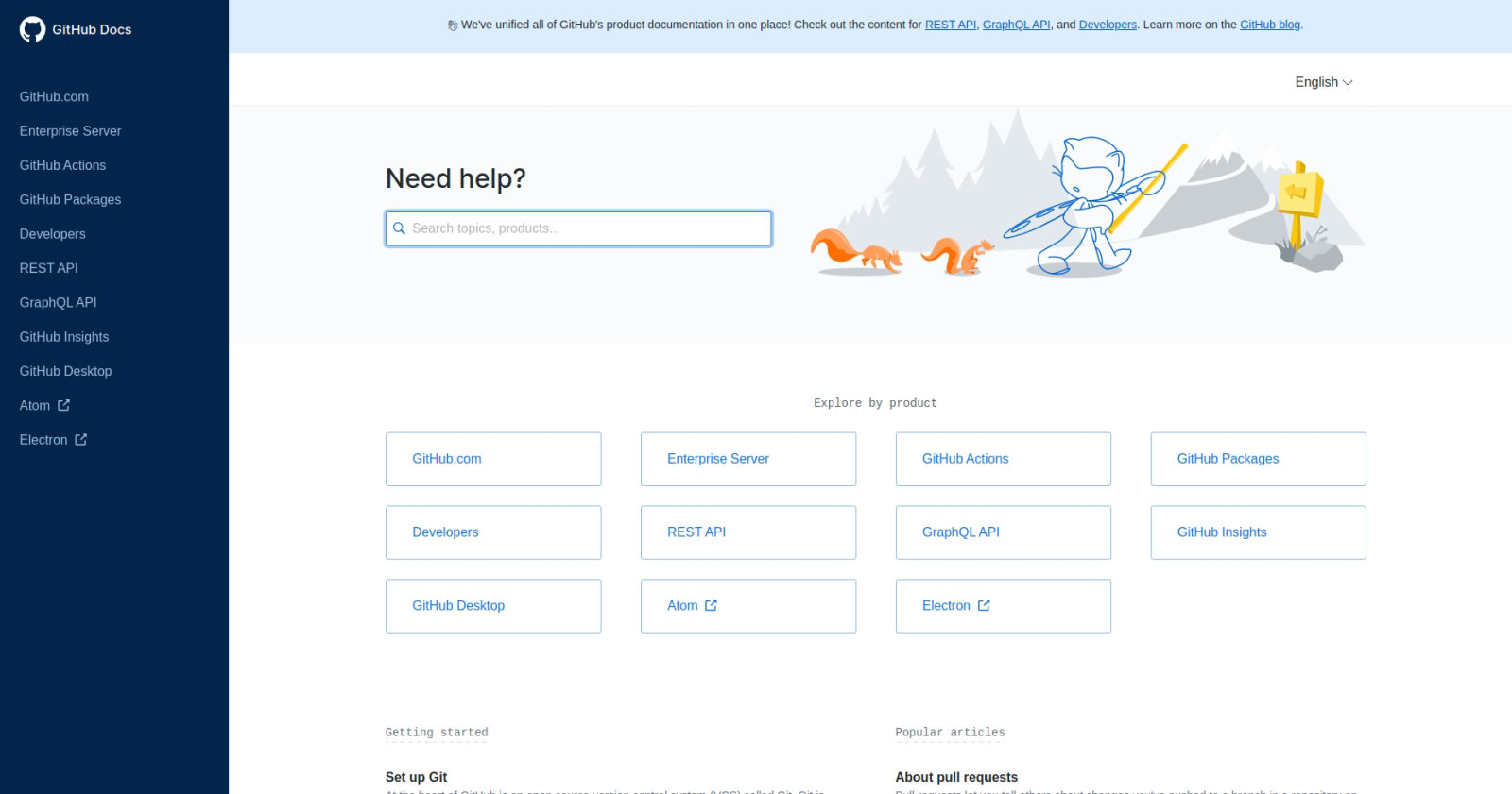Вся документация Github в одном месте