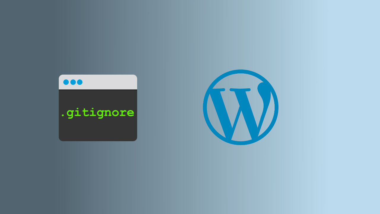 .gitignore для WordPress